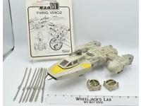Y-Wing Fighter Ship WORKS W/MANUAL 1983 ROTJ Star Wars Vintage Kenner Vehicle