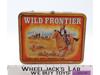 Wild Frontier Metal Lunch Box w/ Spinner Game Go West 1977 Ohio Art Vintage
