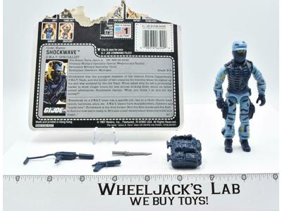 Shockwave 100% Complete GI Joe G.I. Joe 1988 Hasbro Action Figure Vintage