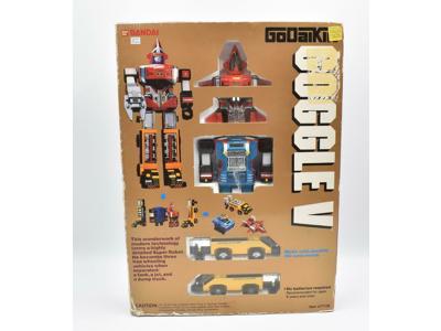 Goggle V MINTY FIGURES W Box 100% Complete Godaikin 1984 Bandai Popy Chogokin