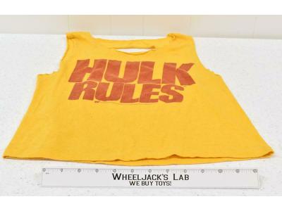 Hulk Hogan Tank Top T-Shirt Vintage 1983 Hulk Rules Hulkster WWF Wrestling
