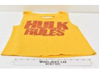 Hulk Hogan Tank Top T-Shirt Vintage 1983 Hulk Rules Hulkster WWF Wrestling