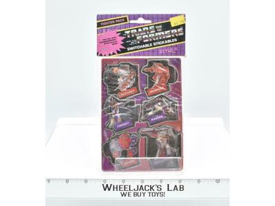 Switchable Stickables Stickers Pack Style #4 1984 NEW G1 Transformers Vintage