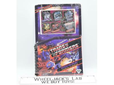 Switchable Stickables Book W/Stickers NEW G1 Transformers Action Figure Hasbro
