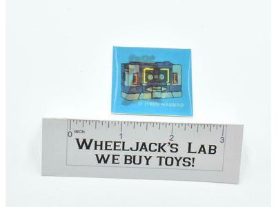 Soundwave Reflector Hologram Vintage 1985 G1 Transformers Cookie Crisp
