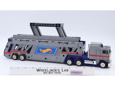 Cargo Carrier Semi Truck Car Hauler Hot Wheels 1984 Mattel Vintage Carry Case
