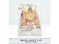 Iron-On Rodimus Prime Premium 1986 Ziploc G1 Transformers Vintage The Movie