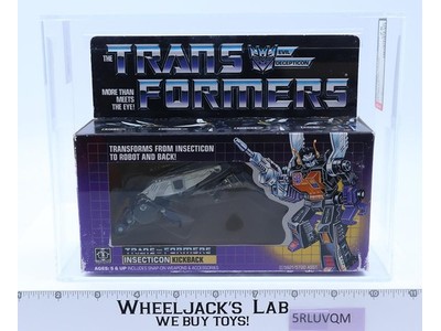 Kickback AFA GRADED 75 75/85/90 G1 Transformers Hasbro TAPE SEALED