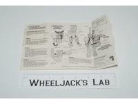 Menasor Stunticons Instruction Sheet Manual 1986 Hasbro Vintage G1 Transformers