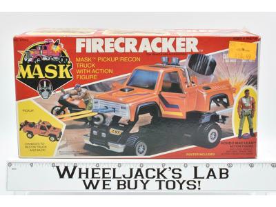 Firecracker Hondo Maclean w Box Vehicle MASK M.A.S.K. 1985 Kenner Vintage