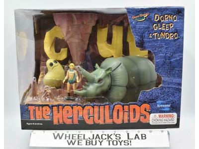 Dorno Gleep &amp; Tundro NEW The Herculoids Hanna Barbera Toynami 2003 Action Figure