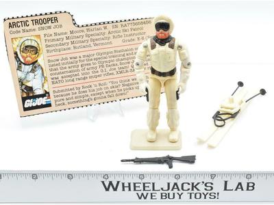Snow Job Arctic Trooper 100% Complete GI Joe 1983 Hasbro Action Figure Vintage