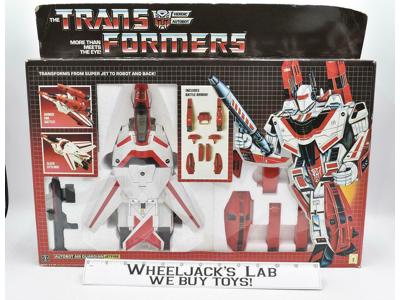 Jetfire MIB WHITE Complete 1985 Vintage Hasbro Action Figure G1 Transformers