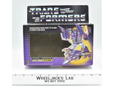 Blitzwing Box Only 1985 Action Figure Vintage Hasbro G1 Transformers