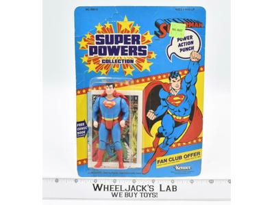 Superman NEW MOSC Super Powers 1985 Kenner Action Figure Vintage