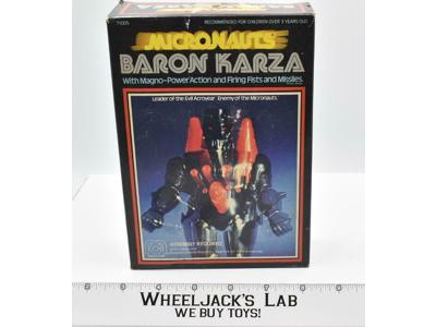 Baron Karza #2 Complete W/Box 1977 Mego Micronauts Vintage Action Figure
