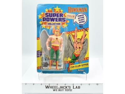 Hawkman NEW MOSC Super Powers 1984 Kenner Action Figure Vintage