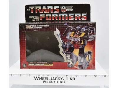Grimlock Box Only 1985 Action Figure Vintage Hasbro G1 Transformers