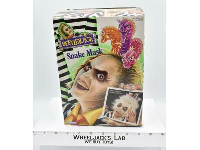 Snake Mask NEW Beetlejuice 1990 Accessory Vintage Kenner