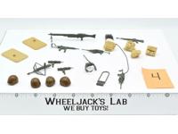 Lot #4 Battle Gear Accessory Pack 1 Set 1983 Weapons Guns Gi Joe Vintage