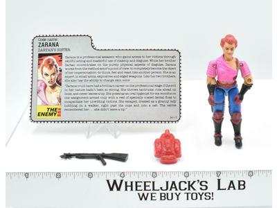 Zarana V1 100% Complete GI Joe 1986 Hasbro Action Figure Vintage