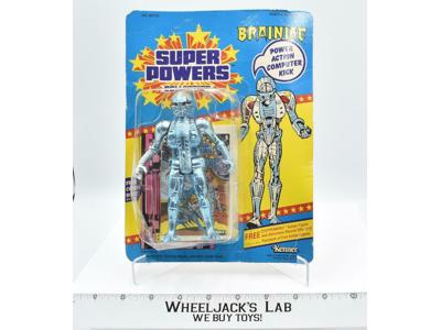 Brainiac NEW MOSC Super Powers 1985 Kenner Vintage Action Figure