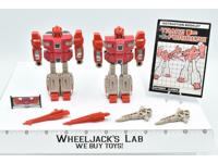 Fastlane &amp; Cloudraker Complete Vintage 1987 G1 Transformers Hasbro Action Figure