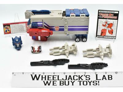 Optimus Prime Powermaster Complete 1988 G1 Transformers Hasbro Action Figure