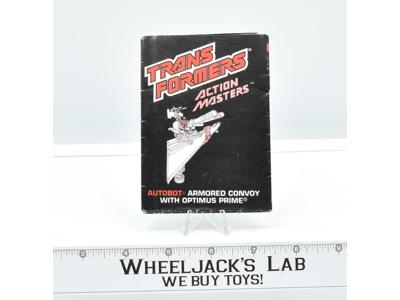 Optimus Prime Action Masters Figure Instruction Manual Booklet G1 Transformers