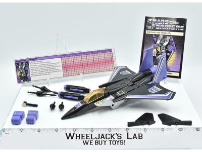 Skywarp 100% Complete Vintage 1984 G1 Transformers Hasbro Action Figure
