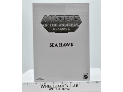 Sea Hawk MOSC w/ Mailer He-Man Masters of the Universe 2013 MOTUC Mattel