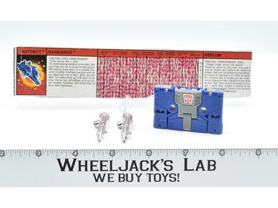 Raindance Cassette ~ 100% Complete 1988 G1 Transformers Action Figure WITH TECH