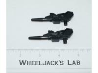 Predaking Rampage 2x Guns Lasers 1986 Vintage G1 Transformers Action Figure