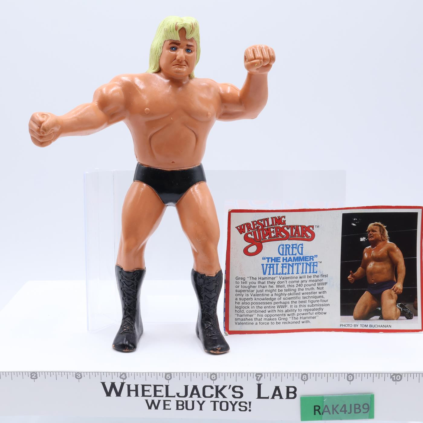 Greg Valentine 1985 WWF LJN Titan Sports 8" Vintage Wrestling Action Figure