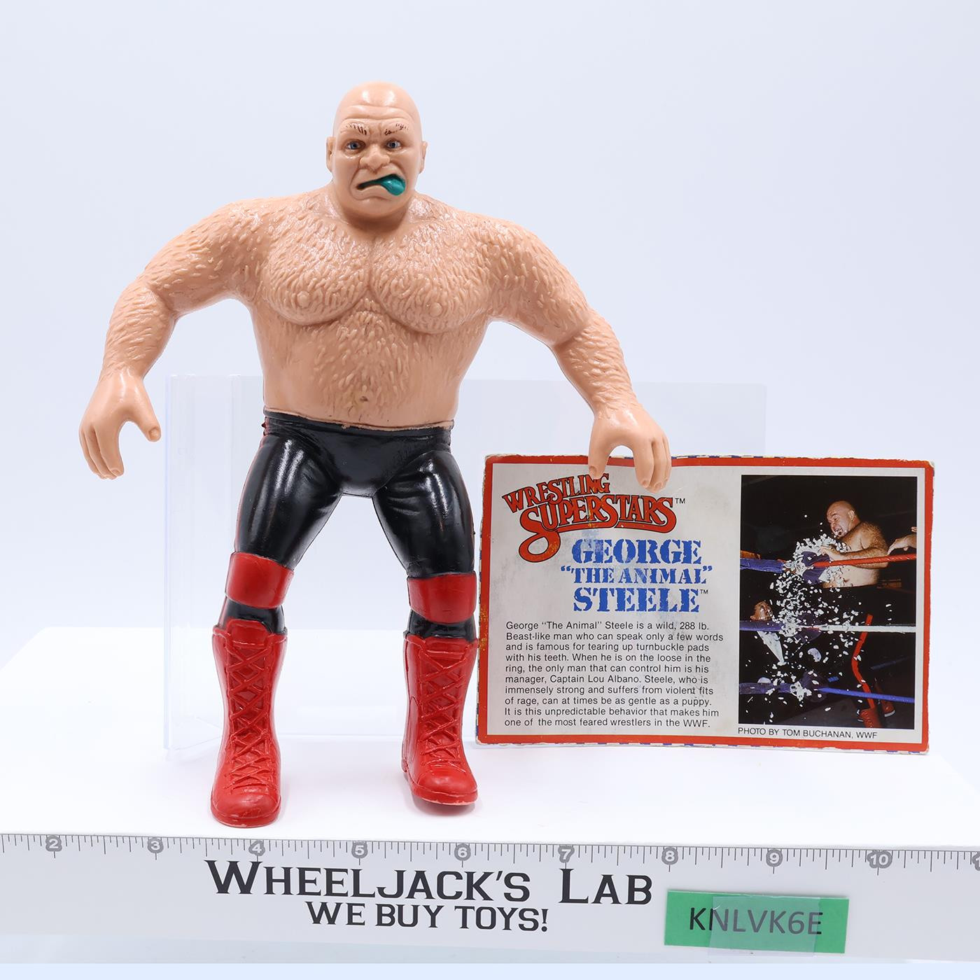 George The Animal Steele 1986 WWF LJN Titan Sports 8" Wrestling Superstars