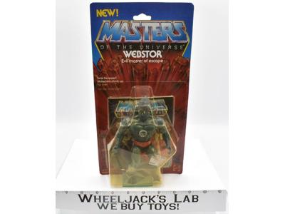 Webstor NEW SEALED 1983 He-Man MOTU Masters of the Universe Mattel Figure