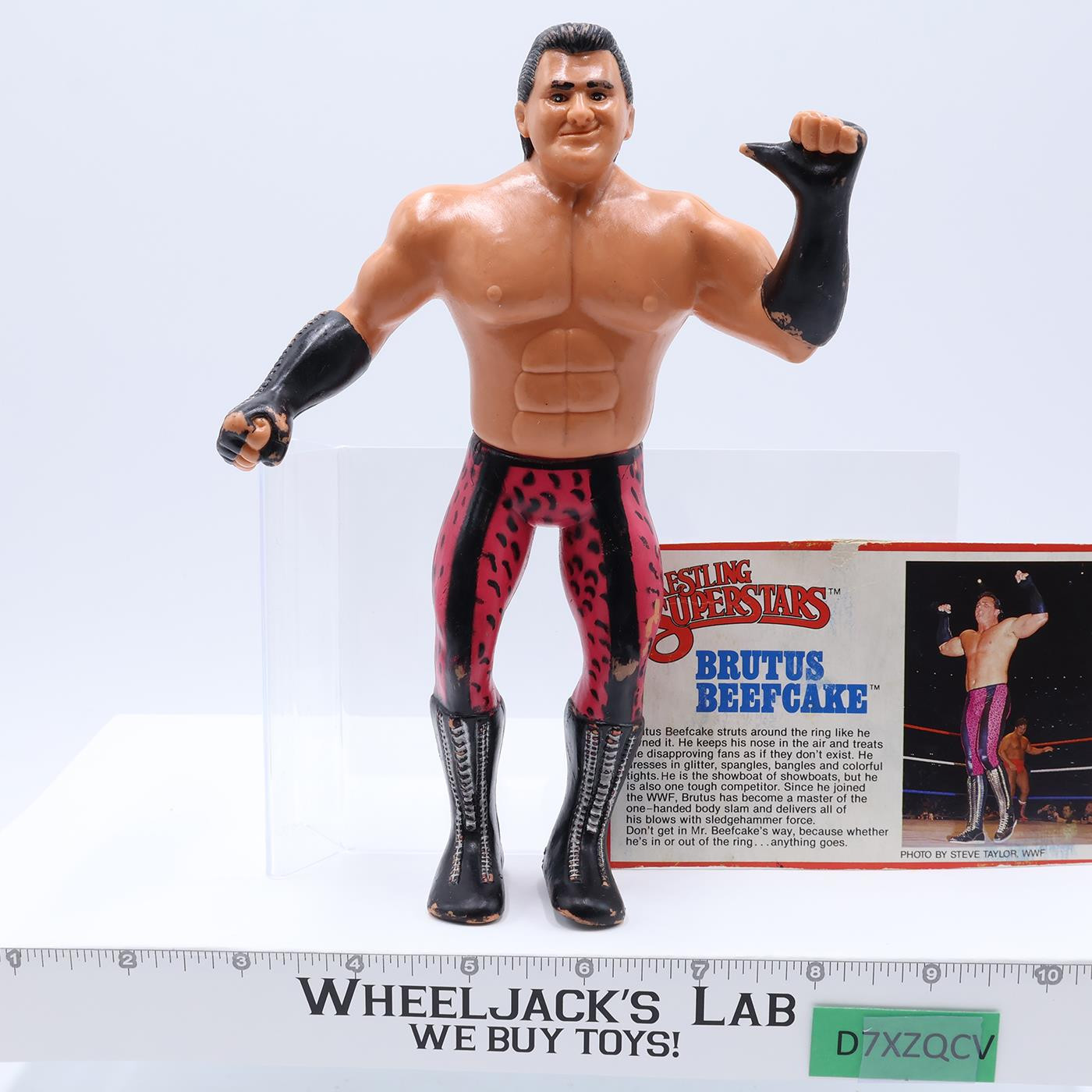 Brutus Beefcake 1985 WWF LJN Titan Sports 8" Vintage Wrestling Action Figure