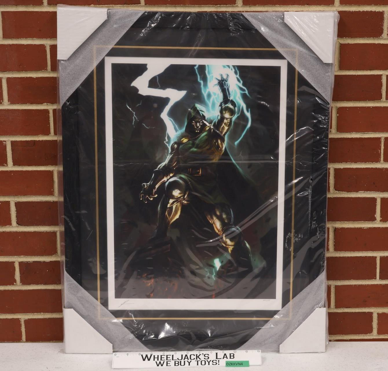 Doctor Doom Richard Luong Art Print Framed Giclée 258/375