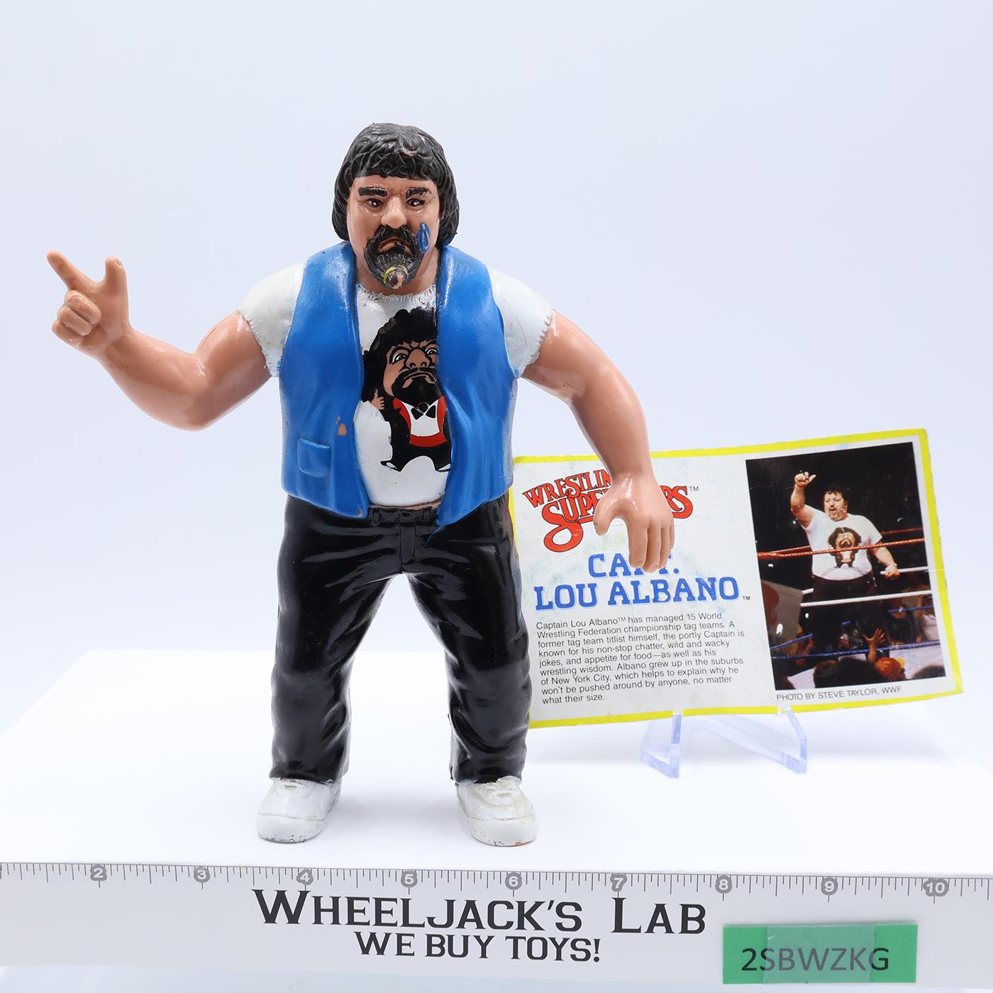 Captain Lou Albano 1986 WWF LJN Titan Sports 8" Vintage Wrestling Superstars