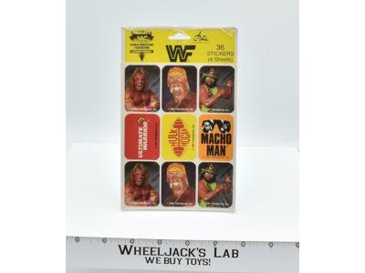 36 Stickers WWF Superstar Artis 1991 NEW MOSC Vintage