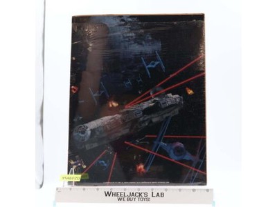 Millennium Falcon & Death Star 11x14 Star Wars Mini Poster Lucasfilm 1983