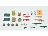 Lot #3 Battle Gear Accessory Pack 3 Set 1985 Weapons Guns Gi Joe Action Figure