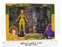 April O'Neil vs. Foot Soldier Bashed MISB NEW TMNT 2020 NECA Action Figure