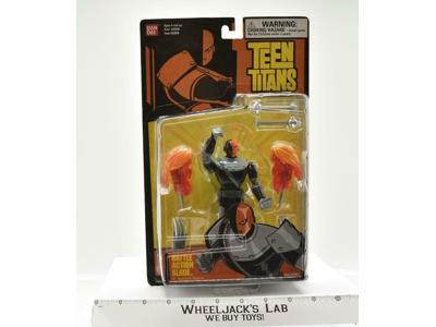 Battle Action Slade MOSC Teen Titans 2005 Bandai DC Super Heroes Action Figure