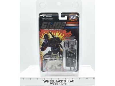 Snake Eyes NEW W Star Case GI Joe 25th Anniversary 2007 Hasbro Action Figure