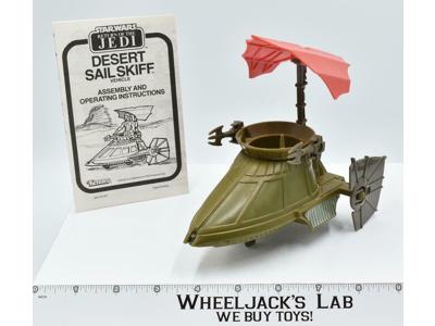Desert Sail Skiff Mini Rig 100% Complete 1983 Star Wars Vintage Kenner
