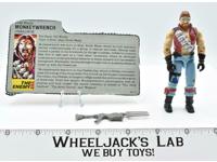 Monkeywrench Dreadnok 100% Complete 1986 GI Joe Vintage Hasbro Action Figure