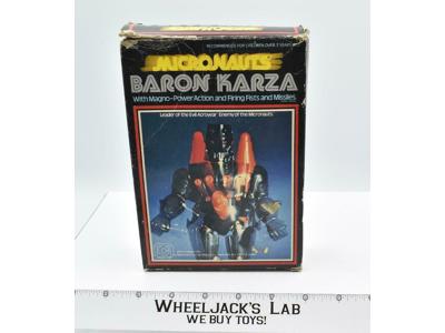 Baron Karza Complete W/Box 1977 Mego Micronauts Vintage Action Figure