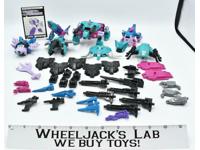 Piranacon Set of 6 Complete Vintage 1988 G1 Transformers Hasbro Action Figure
