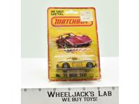 No. 72 Maxi Taxi MOSC NEW Diecast Metal Matchbox 1980 Vintage